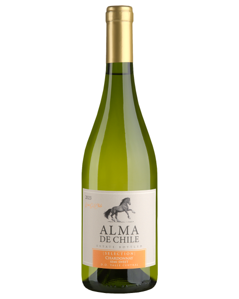 Вино Белое Полусладкое Alma de Chile Chardonnay semisweet 2023 0,75 л фото