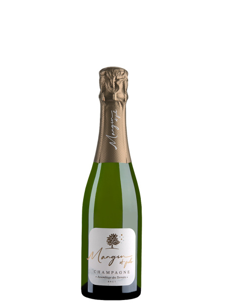 Вино игристое Белое Брют Mangin et Fils Assemblage des Terroirs Champagne 2021 0,375 л фото