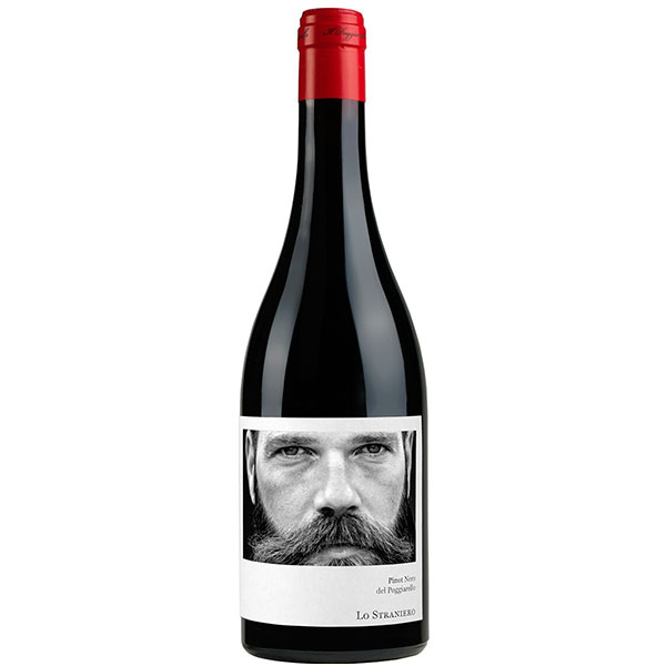 Вино Красное Сухое Il Poggiarello Lo Straniero Pinot Nero Emilia 2021 0,75 л фото