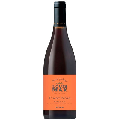 Вино Красное Сухое Louis Max & David Duband Pinot Noir Pays d'Oc 2022 0,75 л фото