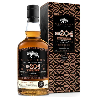 Виски Wolfburn Small Batch № 204 Single Malt Highland in gift box 0,70 л фото