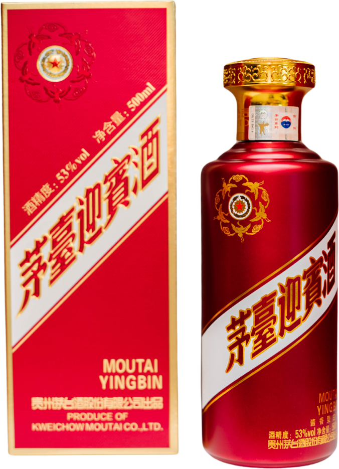 Байцзю Moutai Purple Yingbin in gift box 0,5 л фото