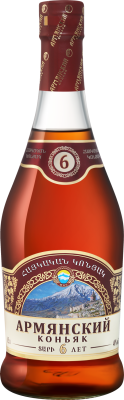 Бренди Армянский 6 Лет 40% 0,5 л фото