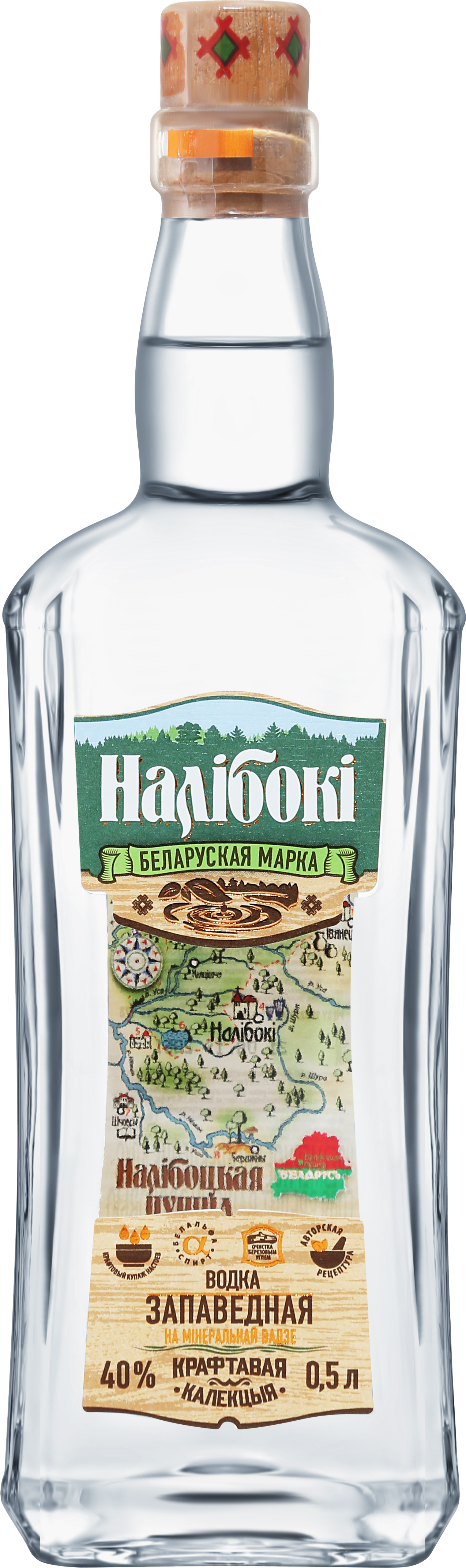 Водка Naliboki Zapovednaya 0,5 л фото