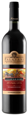 Вино Красное Полусладкое Palavani Alazani Valley Red 0,75 л фото