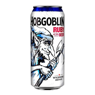 Пиво Тёмное Wychwood Hobgoblin Ruby in can 0,5 л фото