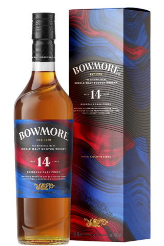 Виски Bowmore 14 Year Old Bordeaux Cask Finish Single Malt Islay in gift box 0,7 л фото