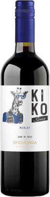 Вино Красное Сухое Undurraga Kiko Merlot Valle Central 2024 0,75 л фото