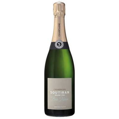 Шампанское Белое Экстра Брют Soutiran Grand Cru Brut Nature Champagne 2015 0,75 л фото