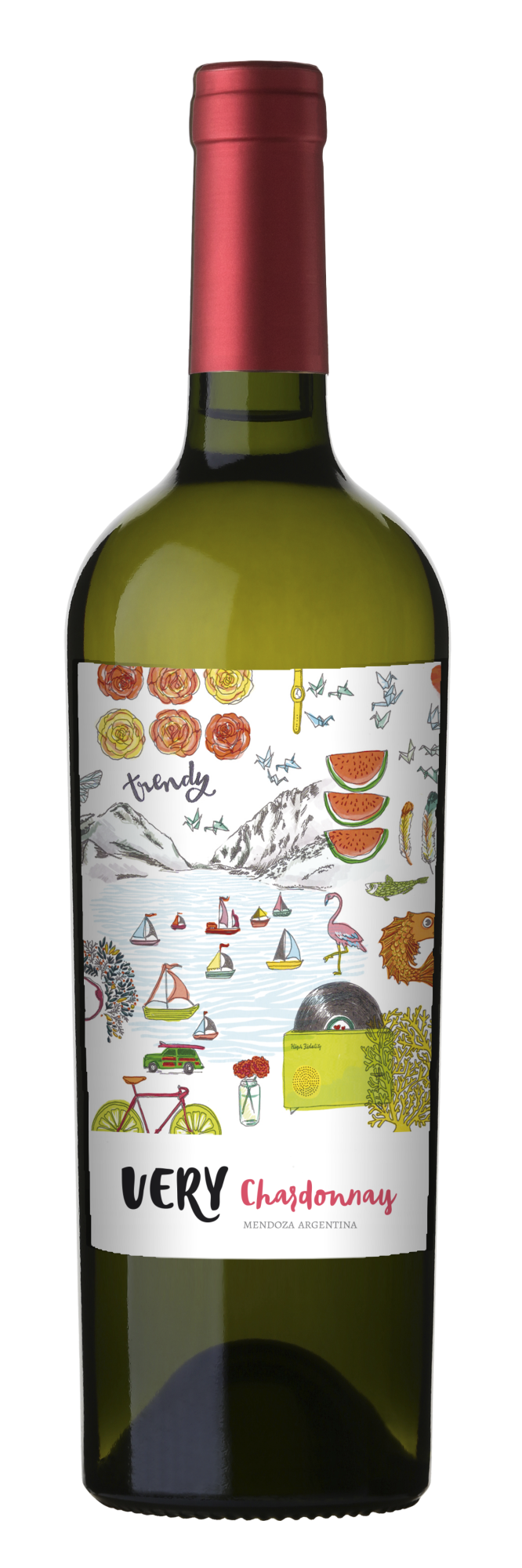 Вино Белое Сухое Very Chardonnay 2023 0,75 л фото