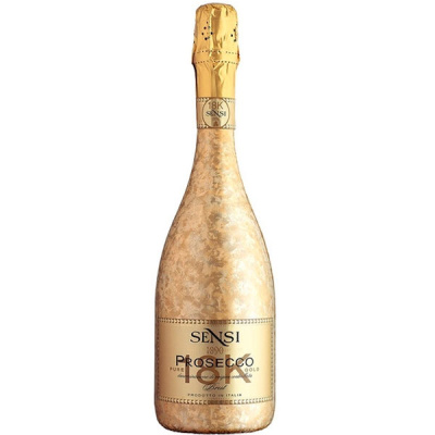 Вино игристое Белое Брют Sensi 18К Prosecco Brut 0,75 л фото