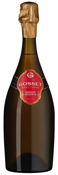 Вино игристое Белое Экстра Брют Gosset Grande Reserve Brut Champagne 2020 0,75 л фото