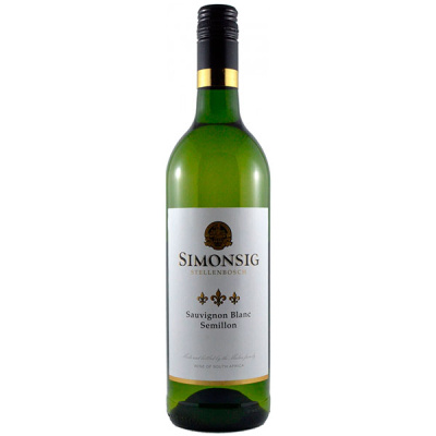 Вино Белое Сухое Simonsig Sauvignon Blanc Semillon Stellenbosch 2022 0,75 л фото