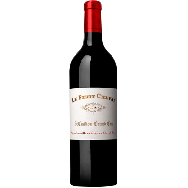 Вино Красное Сухое Le Petit Cheval Saint-Emilion Grand Cru 2018 0,75 л фото