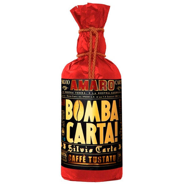 Ликер Silvio Carta Amaro Bomba Carta Caffe Tustatu 0,7 л фото