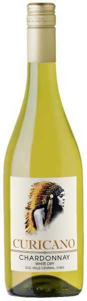 Вино Белое Сухое Curicano Chardonnay 2023 0,75 л фото