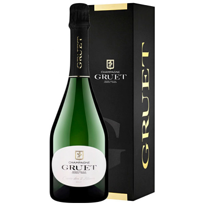 Шампанское Белое Брют Gruet Cuvee des 3 Blancs Brut Champagne in gift box 0,75 л фото