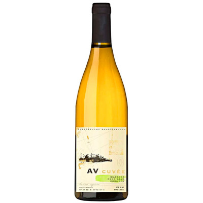 Вино Белое Сухое AV cuvee Chardonnay Pinot Blanc Pinot Gris Crimea 2021 0,75 л фото