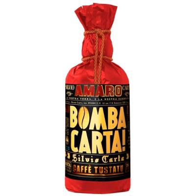 Ликер Silvio Carta Amaro Bomba Carta Caffe Tustatu 0,70 л фото