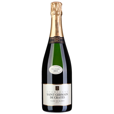 Шампанское Белое Сухое Saint Germain de Crayes Blanc de Blancs Brut Champagne Millesime 2012 0,75 л фото