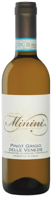 Вино Кантине Франческо Минини Пино Гриджио 2023 Белое Сухое 12,5% 0,375 л фото