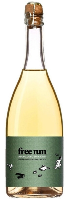 Вино игристое Белое Экстра Брют Free Run Asolo Prosocco Superiore Sui Lieviti 2022 0,75 л фото