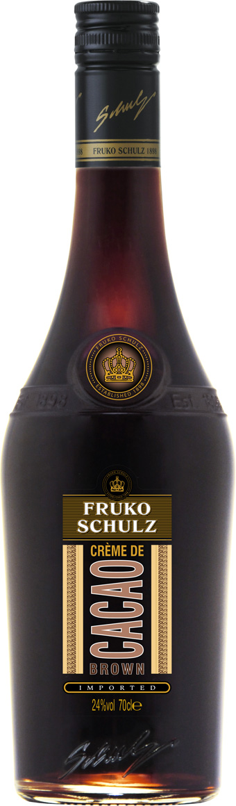 Ликер Fruko Schulz Creme de Cacao Brown 0,7 л фото
