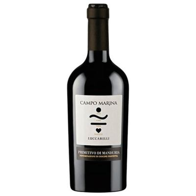 Вино Красное Полусухое Luccarelli Campo Marina Primitivo di Manduria 2021 0,75 л фото