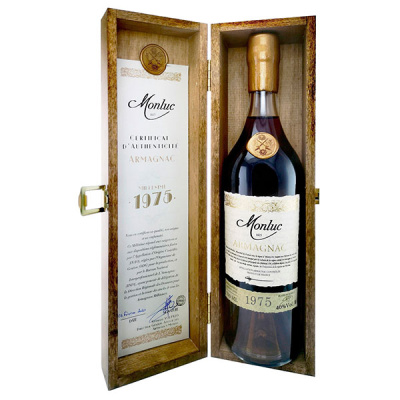 Арманьяк Монлюк 1975 40% 0,7 л в дер. кор. фото