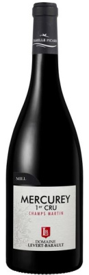 Вино Красное Сухое Domaine Levert-Barault Mercurey 1er Cru Champs Martin 2018 0,75 л фото