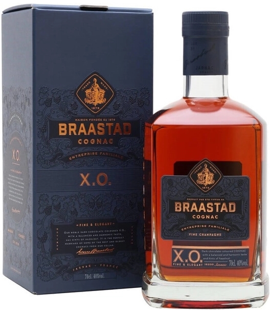 Коньяк Braastad XO in gift box 0,7 л фото