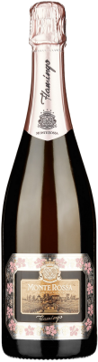 Вино игристое Monte Rossa Flamingo Brut Rose Franciacorta 0,75 л фото