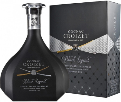 Коньяк Croizet Black Legend Grande Champagne in gift box 0,7 л фото