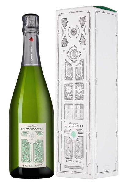 Вино игристое Белое Экстра Брют Brimoncourt Extra Brut Champagne in gift box 2015 0,75 л фото
