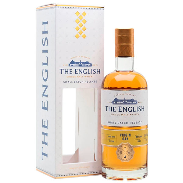 Виски English Small Batch Release Virgin Oak Single Malt in gift box 0,7 л фото