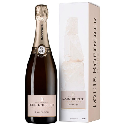 Шампанское Белое Брют Louis Roederer Collection 244 Champagne in gift box 0,75 л фото