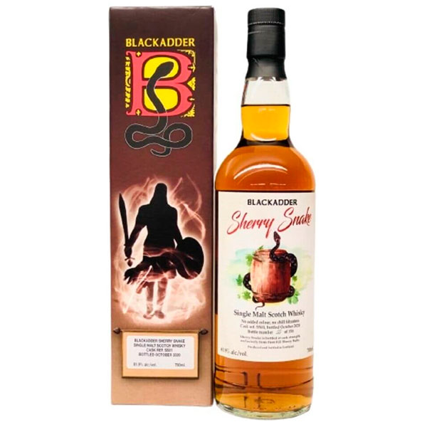 vinoteki Виски Blackadder Sherry Snake Single Malt in gift box 0,70 л