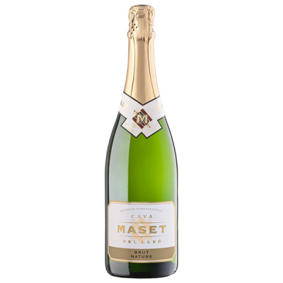 Вино игристое Белое Сухое Maset del Lleo Reserva Brut Nature Cava 2017 0,75 л фото
