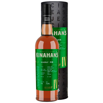 Виски Kinahan's Quadrat Release № IV Single Malt in tube 0,70 л фото