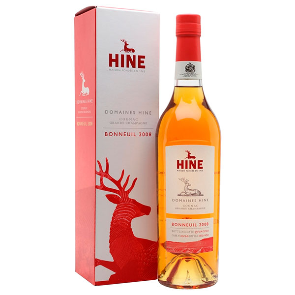 Коньяк Hine Domaines Hine Bonneuil Grande Champagne in gift box 2008 0,7 л фото