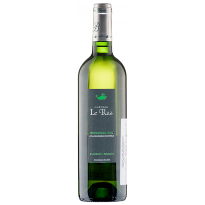 Вино Белое Сухое Chateau Le Raz Bergerac Sec 2021 0,75 л фото