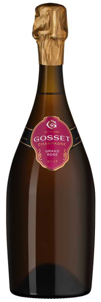 Вино игристое Розовое Экстра Брют Gosset Grand Rose Brut Champagne 2019 0,75 л фото