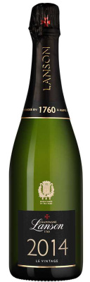 Вино игристое Белое Брют Lanson Le Vintage Brut Champagne 2014 0,75 л фото