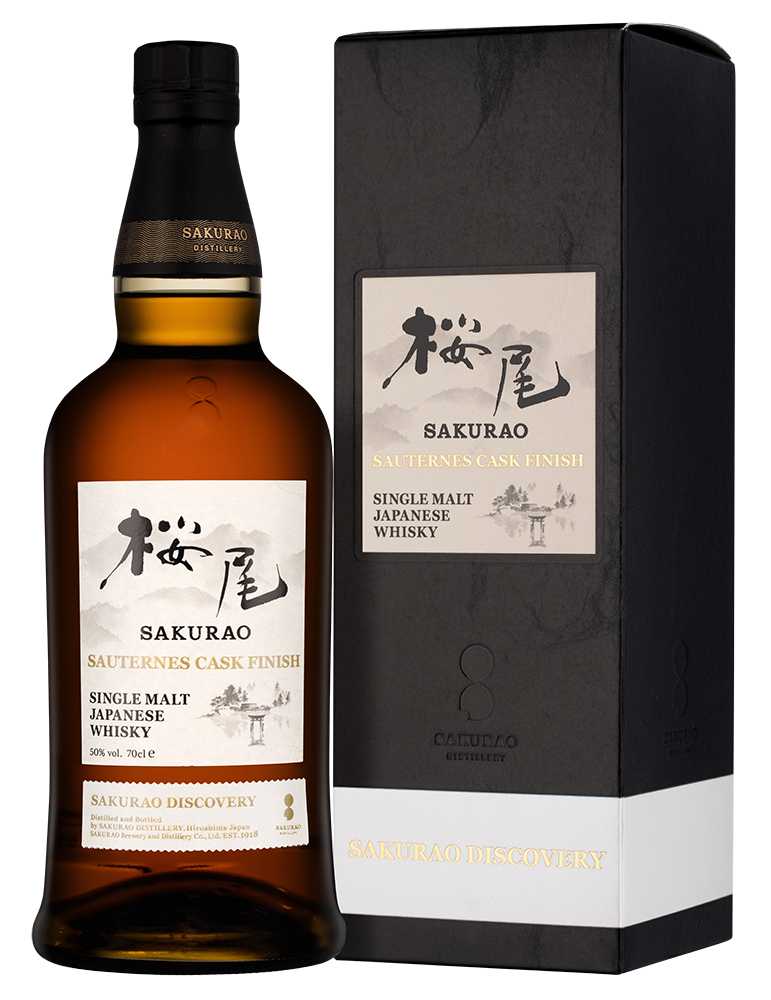 Виски Sakurao Single Malt Sauternes Cask Finish in gift box 0,7 л фото