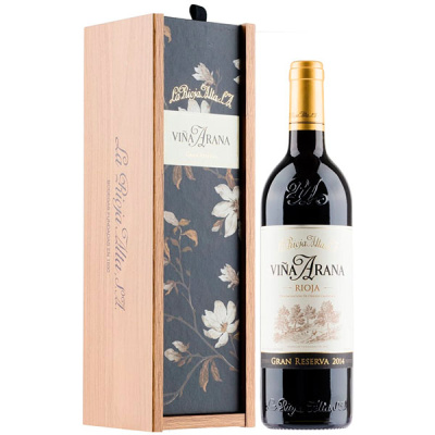 Вино Красное Сухое La Rioja Alta Vina Arana Gran Reserva Rioja in gift box 2014 0,75 л фото