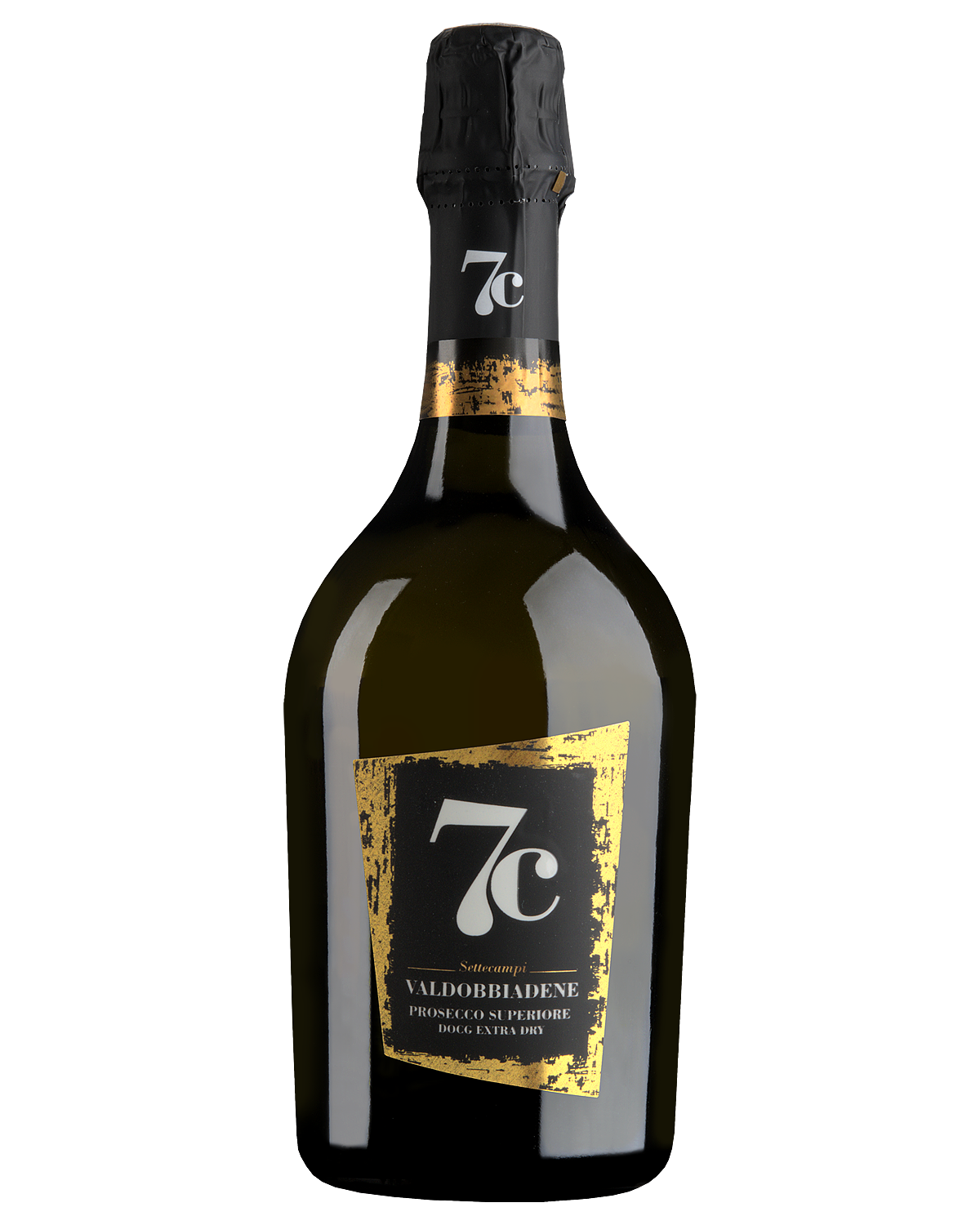 Вино игристое Белое Сухое 7С Prosecco Conegliano Valdobbiadene Superiore Millesimato Extra Dry 0,75 л фото