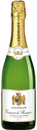 Вино игристое Белое Брют Louis Violland Cremant de Bourgogne Brut 0,75 л фото