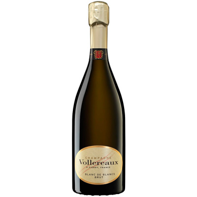 Вино игристое Белое Брют Vollereaux Blanc de Blancs Brut Champagne 0,75 л фото