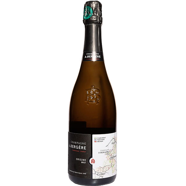 Вино игристое Белое Брют A.Bergere Origine Champagne 0,75 л фото