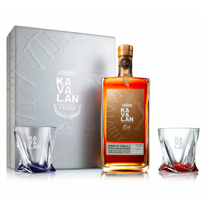Виски Kavalan Bordeaux Margaux Wine Cask Matured Single Malt in gift box 1 л фото